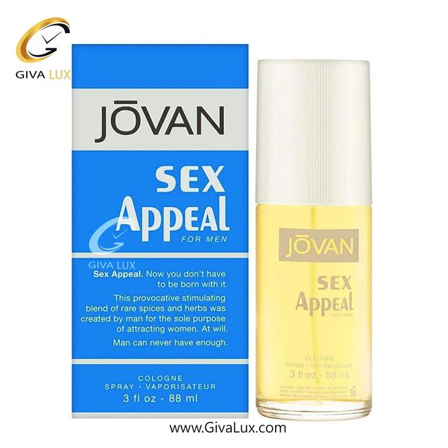  ادکلن مردانه جووان اورجینال مدل Jovan Sex Appeal | سکس اپیل حجم  88 میل